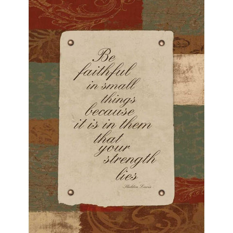 Your Strength White Modern Wood Framed Art Print by Grey, Jace