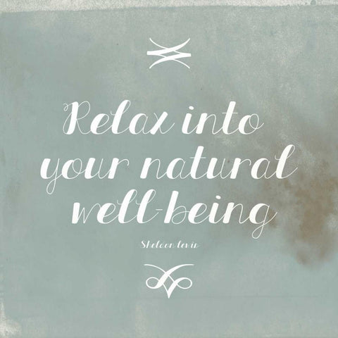 Relax Black Modern Wood Framed Art Print with Double Matting by Grey, Jace