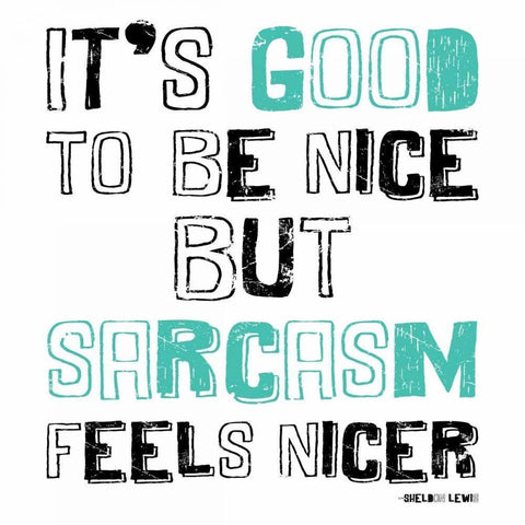 Sarcasm 2 Gold Ornate Wood Framed Art Print with Double Matting by Grey, Jace