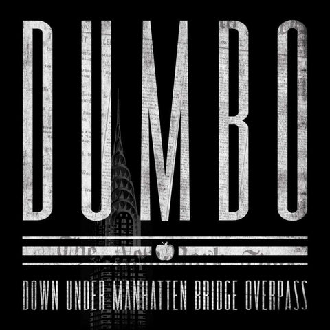 DUMBO White Modern Wood Framed Art Print by Grey, Jace