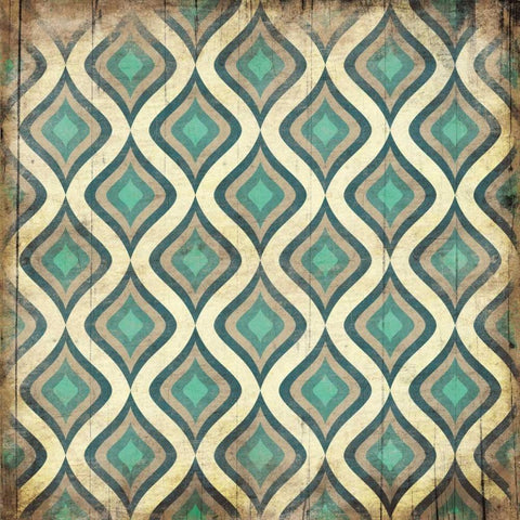 Pattern1 White Modern Wood Framed Art Print by Grey, Jace