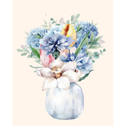 Night Of Romance 1 Black Modern Wood Framed Art Print by Keith, Jesse