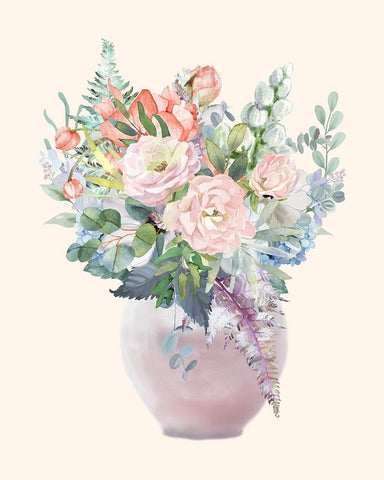 Night Of Romance 2 Black Ornate Wood Framed Art Print with Double Matting by Keith, Jesse