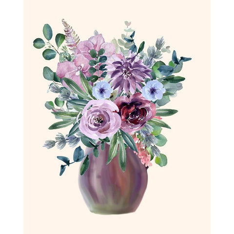 Night Of Romance 4 Gold Ornate Wood Framed Art Print with Double Matting by Keith, Jesse