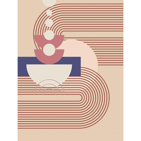 Hidden Between Orbit Black Modern Wood Framed Art Print with Double Matting by Keith, Jesse