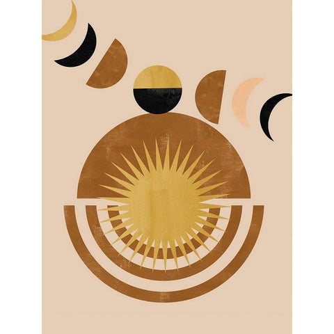 Morganite Sunrise White Modern Wood Framed Art Print by Keith, Jesse