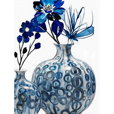 Plant Canvas 1 White Modern Wood Framed Art Print by Keith, Jesse