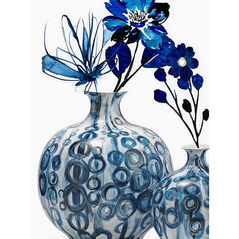 Plant Canvas 2 White Modern Wood Framed Art Print by Keith, Jesse