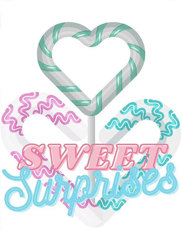 Sweet Surprises Black Ornate Wood Framed Art Print with Double Matting by Keith, Jesse