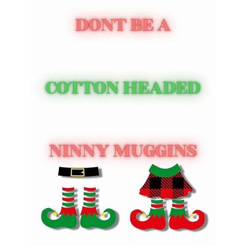 Ninny Muggins Black Modern Wood Framed Art Print by Keith, Jesse