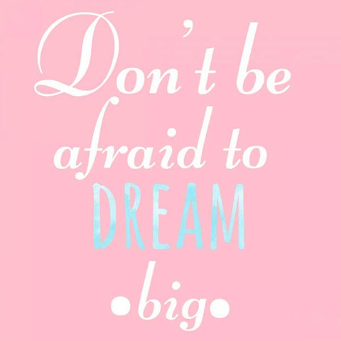 Dream Big Black Modern Wood Framed Art Print by Matic, Jelena