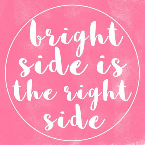Bright Side Black Modern Wood Framed Art Print by Matic, Jelena