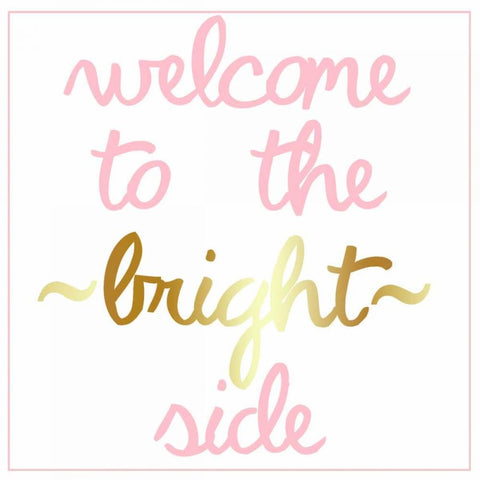 Bright Side Gold Ornate Wood Framed Art Print with Double Matting by Matic, Jelena