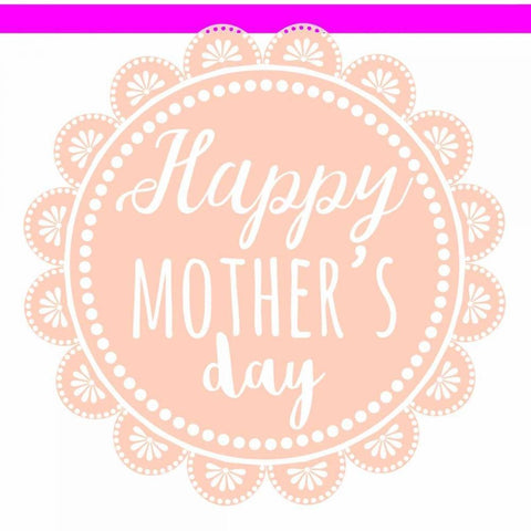 Mothers Day 1 Gold Ornate Wood Framed Art Print with Double Matting by Matic, Jelena