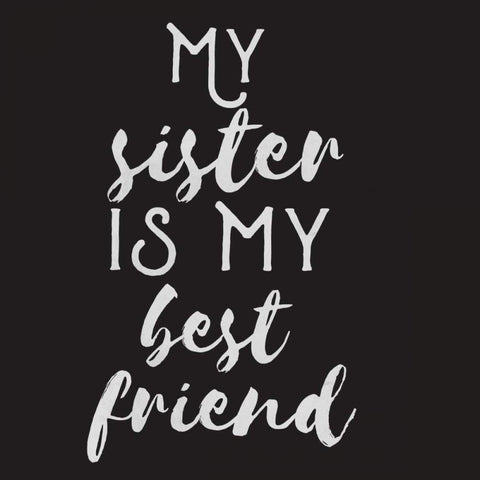 Sisterly Friends Black Ornate Wood Framed Art Print with Double Matting by Matic, Jelena