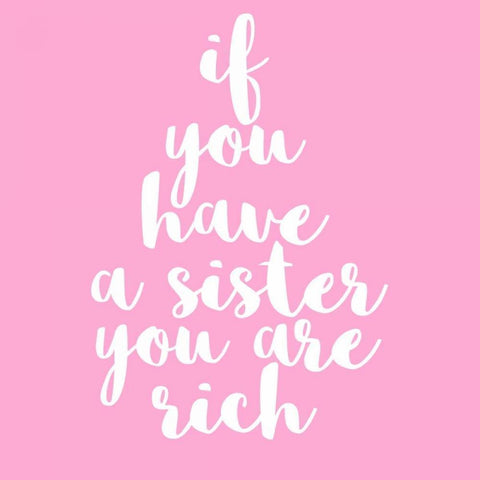 Sister Rich White Modern Wood Framed Art Print by Matic, Jelena