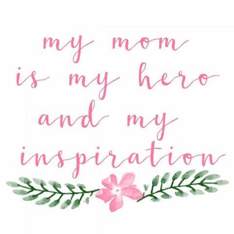 Inspirational Mom Black Ornate Wood Framed Art Print with Double Matting by Matic, Jelena