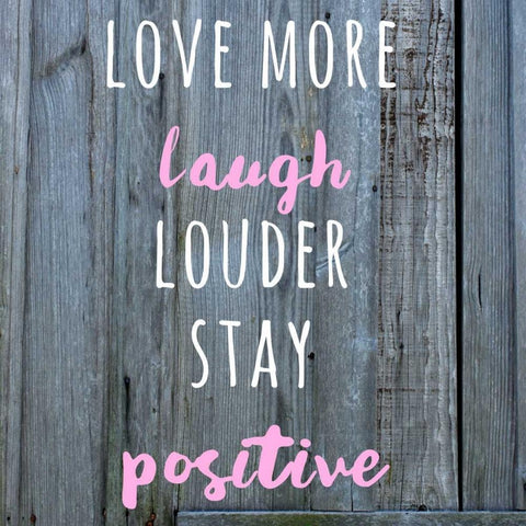 Love More White Modern Wood Framed Art Print by Matic,Jelena