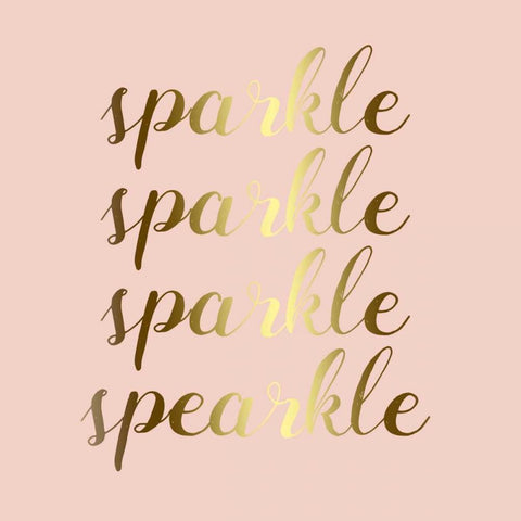Sparkle In Gold Black Modern Wood Framed Art Print with Double Matting by Matic,Jelena