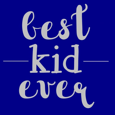 Best Kid Ever Black Modern Wood Framed Art Print with Double Matting by Matic,Jelena