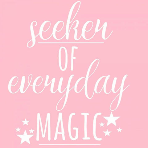 Seeker Of Magic Black Modern Wood Framed Art Print with Double Matting by Matic,Jelena