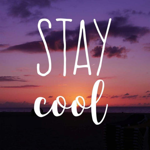 Insta Stay Cool White Modern Wood Framed Art Print by Matic,Jelena