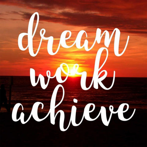 Insta Dream Work White Modern Wood Framed Art Print by Matic,Jelena