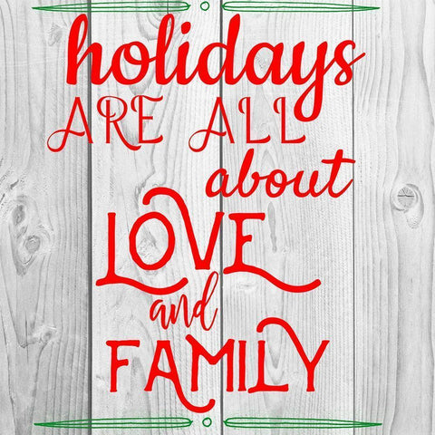 Love And Family Gold Ornate Wood Framed Art Print with Double Matting by Matic, Jelena