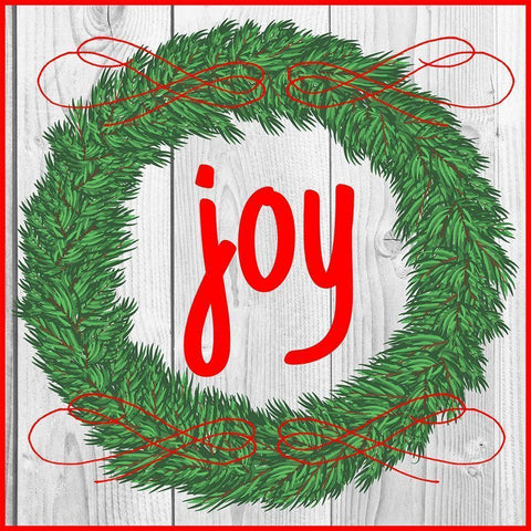 Joy Black Modern Wood Framed Art Print by Matic, Jelena