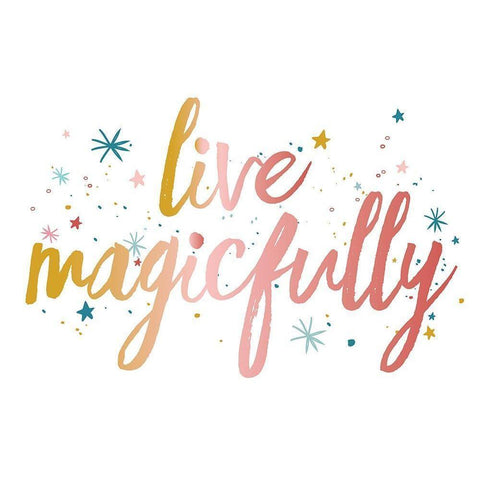 LiveMagicfully Gold Ornate Wood Framed Art Print with Double Matting by McCully, Jennifer