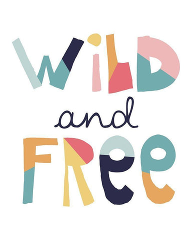 Wild Free Muted Black Ornate Wood Framed Art Print with Double Matting by McCully, Jennifer