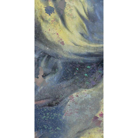 Space Yellow 1 Black Modern Wood Framed Art Print by Allen, Kimberly