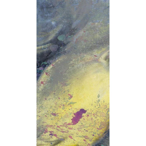 Space Yellow 2 Black Modern Wood Framed Art Print by Allen, Kimberly