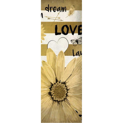 Dream Love Gold Ornate Wood Framed Art Print with Double Matting by Allen, Kimberly