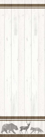 Into the Woods White Modern Wood Framed Art Print with Double Matting by Allen, Kimberly