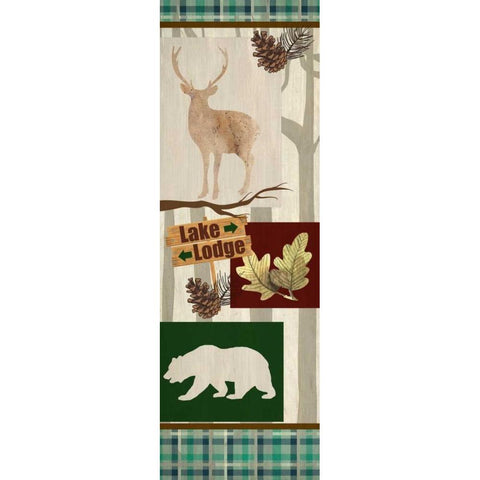 To The Lake White Modern Wood Framed Art Print by Allen, Kimberly