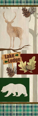 To The Lake Black Ornate Wood Framed Art Print with Double Matting by Allen, Kimberly