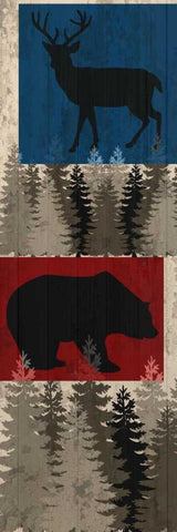 Forest Day Black Ornate Wood Framed Art Print with Double Matting by Allen, Kimberly