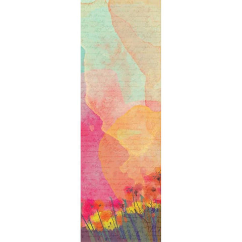 Poppies A Black Modern Wood Framed Art Print by Allen, Kimberly
