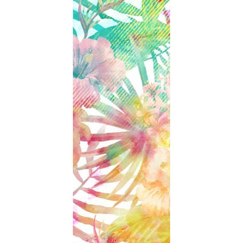 Tropical Brights 1 Black Modern Wood Framed Art Print with Double Matting by Allen, Kimberly