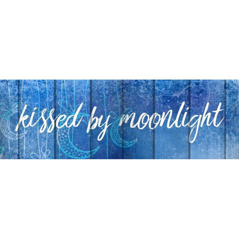 Kissed By Moonlight Gold Ornate Wood Framed Art Print with Double Matting by Allen, Kimberly