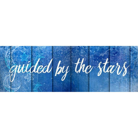 Guided by the Stars Gold Ornate Wood Framed Art Print with Double Matting by Allen, Kimberly