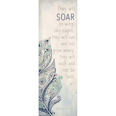 They Will B Black Modern Wood Framed Art Print with Double Matting by Allen, Kimberly