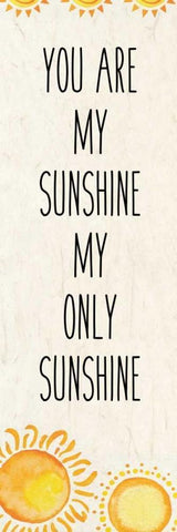 My Sunshine 1 Black Ornate Wood Framed Art Print with Double Matting by Allen, Kimberly