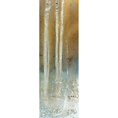 Through the Trees C Black Modern Wood Framed Art Print with Double Matting by Allen, Kimberly