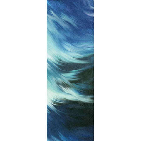 Blue Mood B Black Modern Wood Framed Art Print with Double Matting by Allen, Kimberly