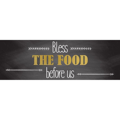Bless 1 Black Modern Wood Framed Art Print by Kimberly, Allen
