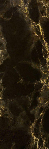Black Gold 1 White Modern Wood Framed Art Print with Double Matting by Kimberly, Allen