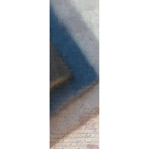 Colbalt Corner B Black Modern Wood Framed Art Print by Kimberly, Allen