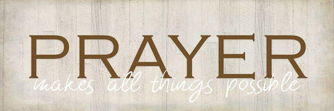 Prayer v2 Black Ornate Wood Framed Art Print with Double Matting by Kimberly, Allen